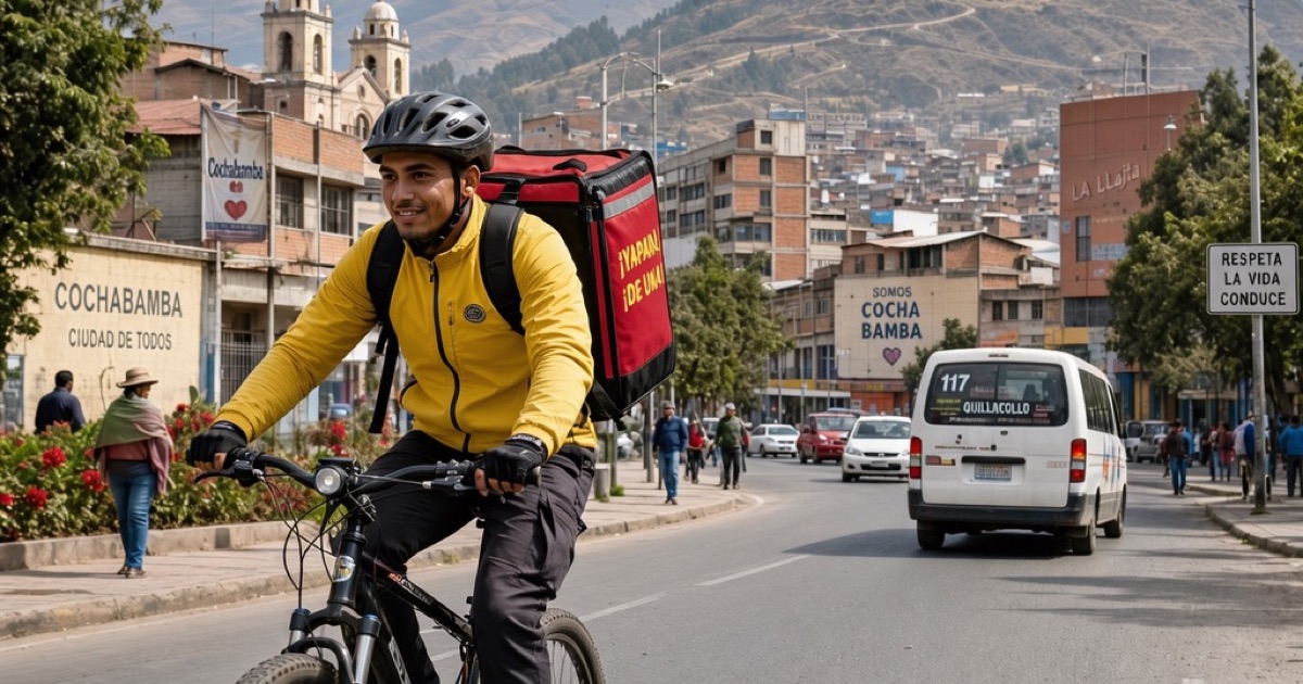Trabajar como repartidor en Cochabamba: ingresos 2026